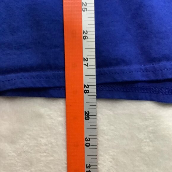 MLB Chicago Cubs Fanatics T-Shirt Large Blue Crew Neck Short Sleeve Cotton Blend - Picture 5 of 6